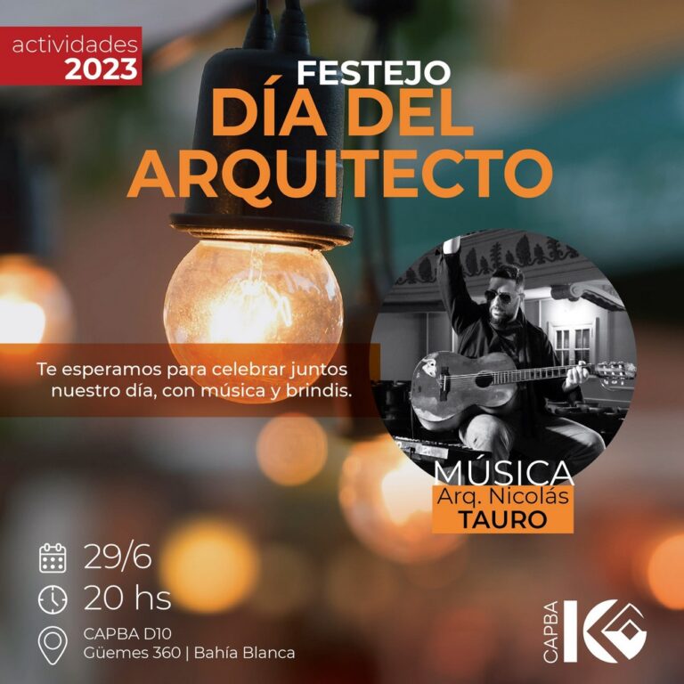 ATENCION! Conocé los eventos en cada localidad del distrito por el Día del Arquitecto