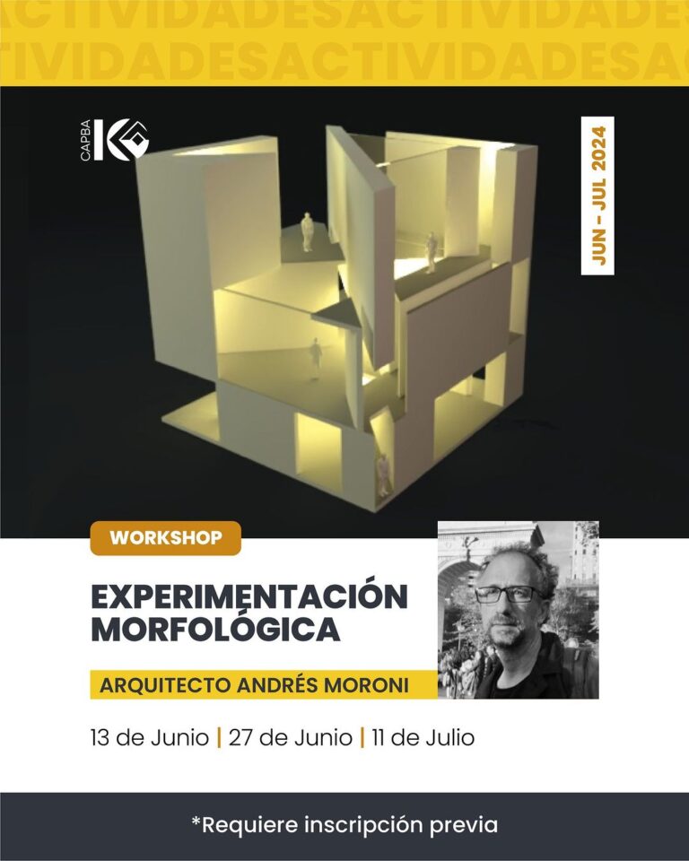 Workshop de Experimentación Morfológica